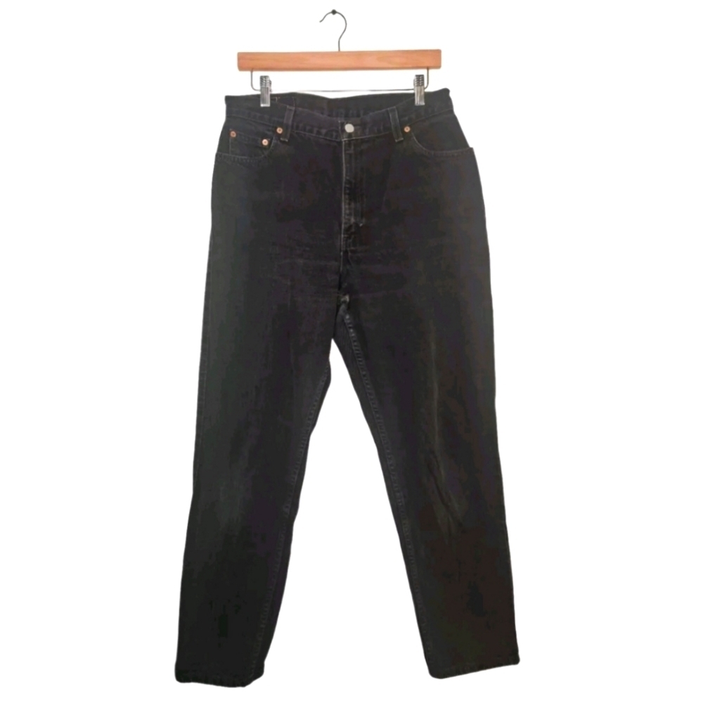 Vintage Levi's 550 Y2K Women's Relaxed Fit Tapered Leg High Rise Jeans Sz 14 M